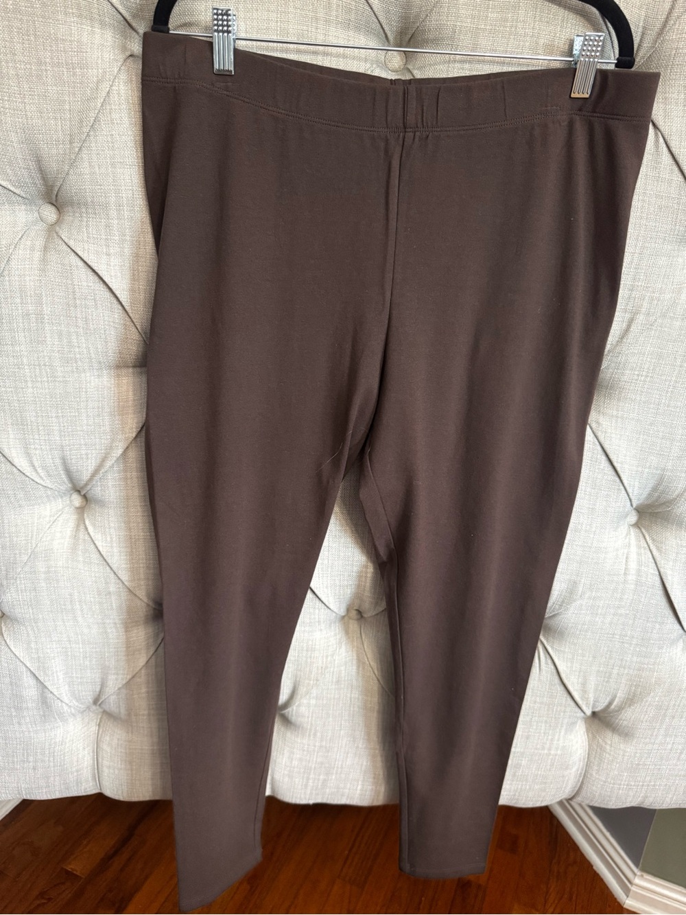 Simply Vera Vera Wang Brown Ponte Stretch Leggings